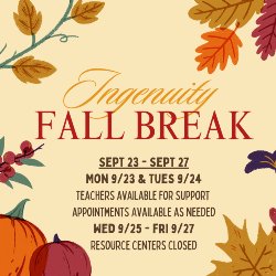 Fall Break Flyer